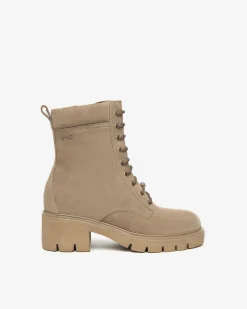 Nero Giardini Anfibi Donna in Suede Beige Outlet
