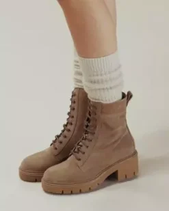 Nero Giardini Anfibi Donna in Suede Beige Outlet