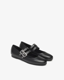 Nero Giardini Ballerine Donna in Pelle Nero Online