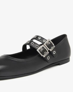 Nero Giardini Ballerine Donna in Pelle Nero Online