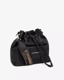 Nero Giardini Borsa a Secchiello da Donna in Materiale Tecnico