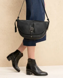 Nero Giardini Borsa a Tracolla da Donna in Pelle Nero Discount
