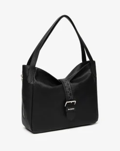 Nero Giardini Borsa Hobo da Donna in Materiale Tecnico Outlet