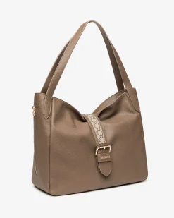 Nero Giardini Borsa Hobo da Donna in Materiale Tecnico Outlet