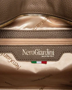 Nero Giardini Borsa Hobo da Donna in Materiale Tecnico Outlet