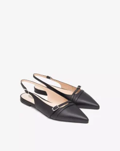 Nero Giardini Décolleté Donna in Pelle Nero Clearance