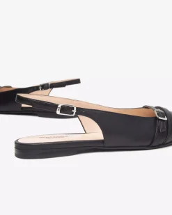 Nero Giardini Décolleté Donna in Pelle Nero Clearance