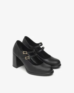 Nero Giardini Décolleté Donna in Pelle Nero Online