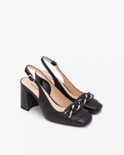 Nero Giardini Décolleté Donna in Pelle Nero Best