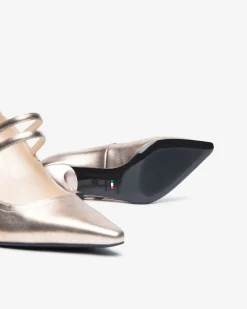 Nero Giardini Décolleté Donna in Pelle Oro Online