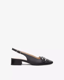 Nero Giardini Décolleté Donna in Pelle Nero Discount