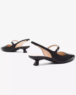 Nero Giardini Décolleté Donna in Pelle Nero Clearance