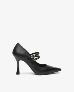 Nero Giardini Décolleté Donna in Pelle Nero Outlet