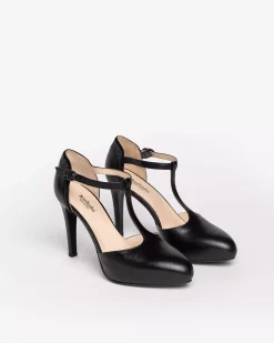 Nero Giardini Décolleté Donna in Pelle e Suede Nero New