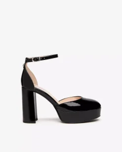 Nero Giardini Décolleté Donna in Vernice Nero Sale