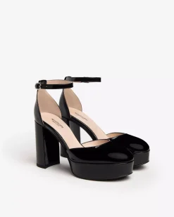 Nero Giardini Décolleté Donna in Vernice Nero Sale
