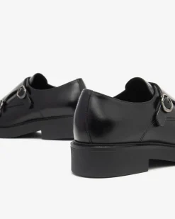 Nero Giardini Derby Donna in Pelle Nero Sale