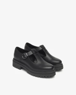 Nero Giardini Mary Jane Donna in Pelle Nero Best