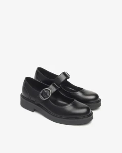 Nero Giardini Mary Jane Donna in Pelle Nero Outlet