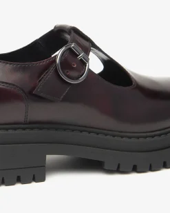 Nero Giardini Mary Jane Donna in Pelle Rosso Online
