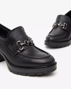 Nero Giardini Mocassini Donna in Pelle Nero Outlet