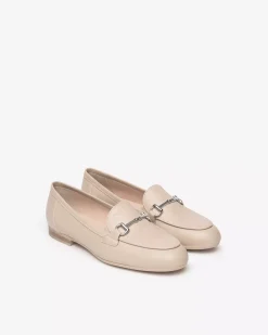 Nero Giardini Mocassini Donna in Pelle Beige Online