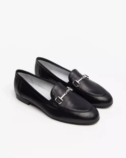 Nero Giardini Mocassini Donna in Pelle Nero Hot
