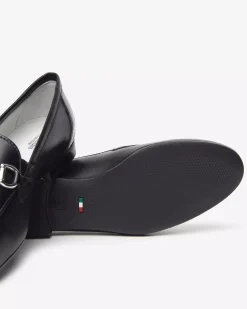 Nero Giardini Mocassini Donna in Pelle Nero Hot