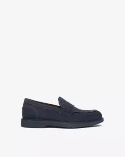 Nero Giardini Mocassini Uomo in Camoscio Sale