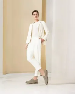 Nero Giardini Mocassini Uomo in Camoscio Sale