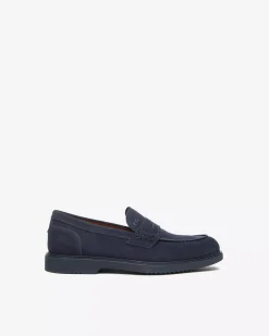 Nero Giardini Mocassini Uomo in Camoscio Sale