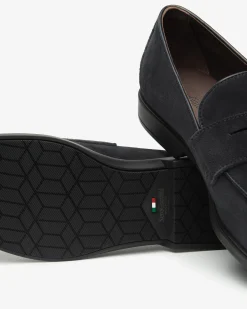 Nero Giardini Mocassini Uomo in Camoscio