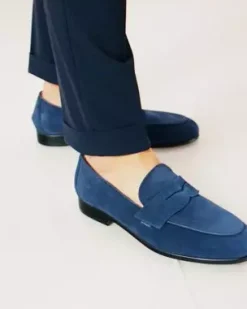 Nero Giardini Mocassini Uomo in Camoscio Clearance