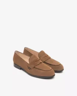 Nero Giardini Mocassini Uomo in Camoscio Clearance