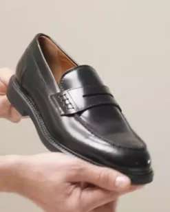 Nero Giardini Mocassini Uomo in Pelle Clearance