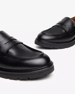 Nero Giardini Mocassini Uomo in Pelle New