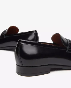 Nero Giardini Mocassini Uomo in Pelle Nero Online