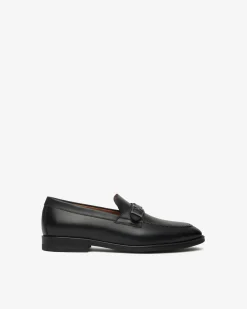 Nero Giardini Mocassini Uomo in Pelle Nero Discount