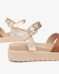 Nero Giardini Sandali Donna in Pelle Marrone