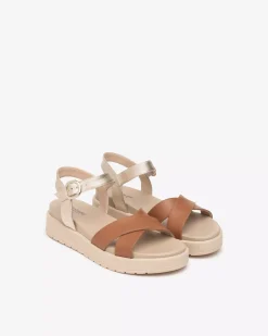 Nero Giardini Sandali Donna in Pelle Marrone