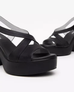 Nero Giardini Sandali Donna in Pelle New
