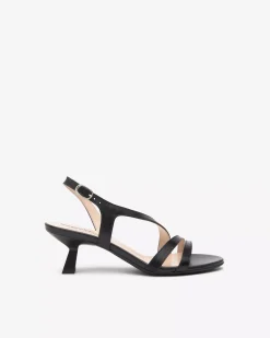 Nero Giardini Sandali Donna in Pelle Nero Online