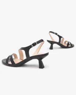 Nero Giardini Sandali Donna in Pelle Nero Online