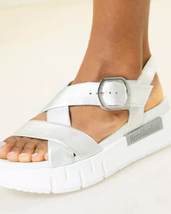 Nero Giardini Sandali Donna in Pelle Sale