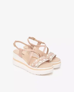 Nero Giardini Sandali Donna in Pelle e Materiale Tecnico Outlet