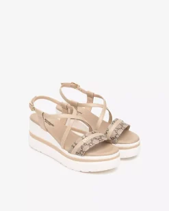 Nero Giardini Sandali Donna in Pelle e Materiale Tecnico Outlet