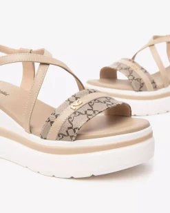 Nero Giardini Sandali Donna in Pelle e Materiale Tecnico Outlet