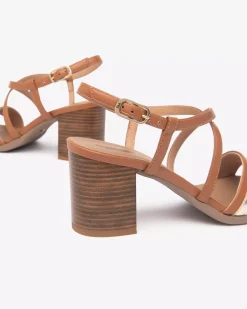 Nero Giardini Sandali Donna in Pelle e Materiale Tecnico New