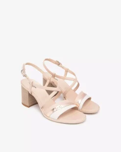 Nero Giardini Sandali Donna in Pelle e Materiale Tecnico New