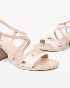 Nero Giardini Sandali Donna in Pelle e Materiale Tecnico New